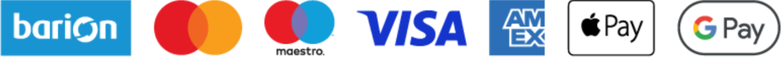 Barion bankkártyás fizetés – Mastercard, Maestro, Visa, American Express, Apple Pay, Google Pay